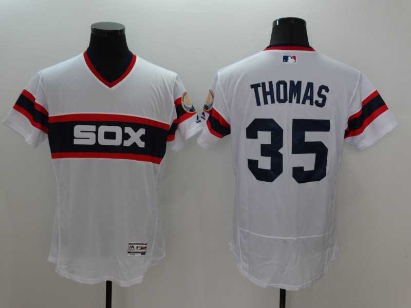 Chicago White Sox #35 Frank Thomas Mitchell And Ness 1983 White Flexbase Collection Stitched Baseball Jersey,We sell and wholesale Chicago White Sox #35 Frank Thomas Mitchell And Ness 1983 White Flexbase Collection Stitched Baseball Jersey on line form chian!