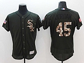 Chicago White Sox #45 Michael Jordan Green Salute To Service 2016 Flexbase Collection Stitched Baseball Jersey,baseball caps,new era cap wholesale,wholesale hats