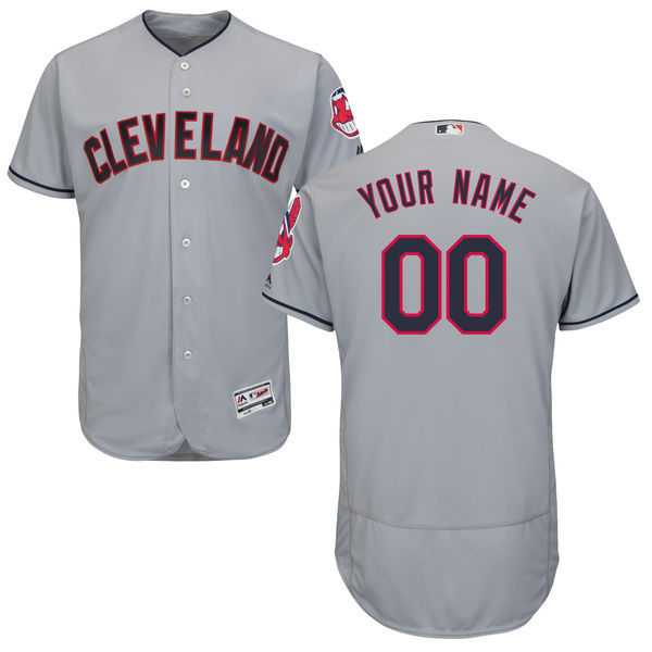 Cleveland Indians Customized Majestic Flexbase Collection Stitched Baseball WEM Jersey - Gray,We sell and wholesale Cleveland Indians Customized Majestic Flexbase Collection Stitched Baseball WEM Jersey - Gray on line form chian!