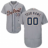 Detroit Tigers Customized Majestic Flexbase Collection Stitched Baseball WEM Jersey - Gray,baseball caps,new era cap wholesale,wholesale hats
