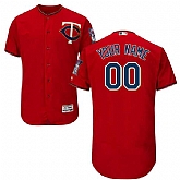 Minnesota Twins Customized Majestic Flexbase Collection Stitched Baseball WEM Jersey - Red,baseball caps,new era cap wholesale,wholesale hats