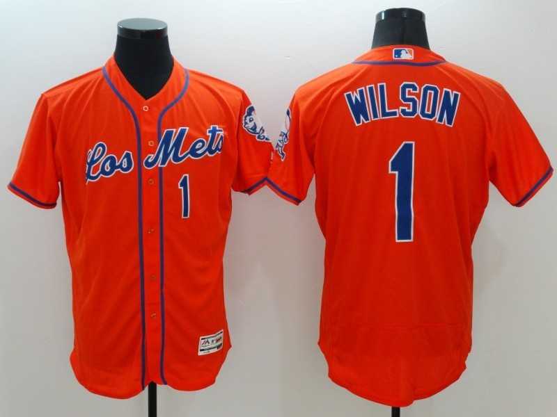 New York Mets #1 Mookie Wilson Orange 2016 Flexbase Collection Stitched Baseball Jersey,We sell and wholesale New York Mets #1 Mookie Wilson Orange 2016 Flexbase Collection Stitched Baseball Jersey on line form chian!