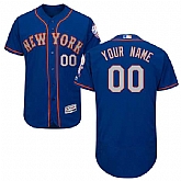 New York Mets Customized Majestic Flexbase Collection Stitched Baseball WEM Jersey - Royal Blue,baseball caps,new era cap wholesale,wholesale hats