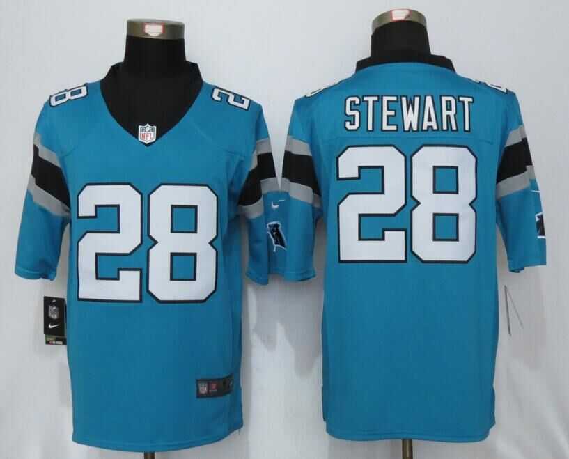 Nike Limited Carolina Panthers #28 Stewart Blue Stitched NFL Jersey,We sell and wholesale Nike Limited Carolina Panthers #28 Stewart Blue Stitched NFL Jersey on line form chian!