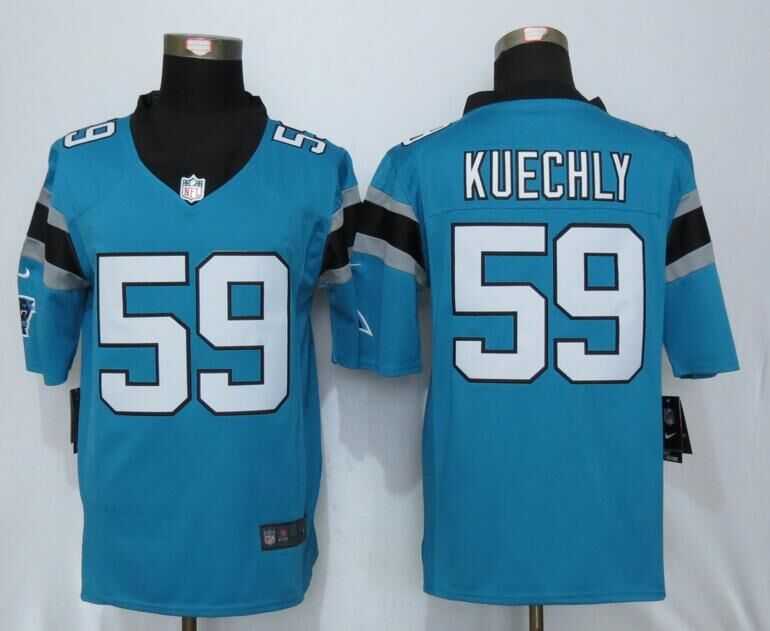 Nike Limited Carolina Panthers #59 Kuechly Blue Stitched NFL Jersey,We sell and wholesale Nike Limited Carolina Panthers #59 Kuechly Blue Stitched NFL Jersey on line form chian!