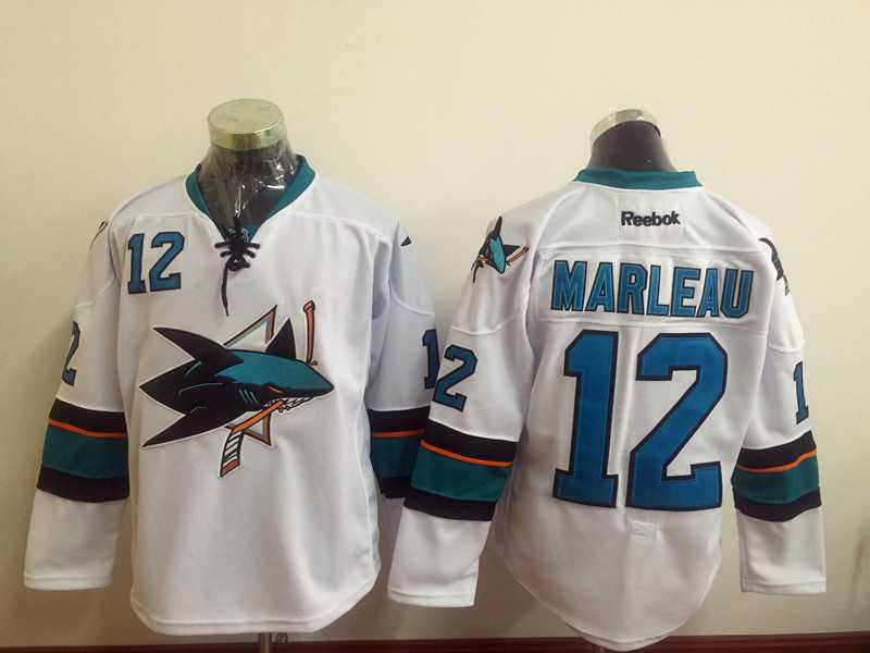 San Jose Sharks #12 Patrick Marleau New White Stitched NHL Jersey,We sell and wholesale San Jose Sharks #12 Patrick Marleau New White Stitched NHL Jersey on line form chian!