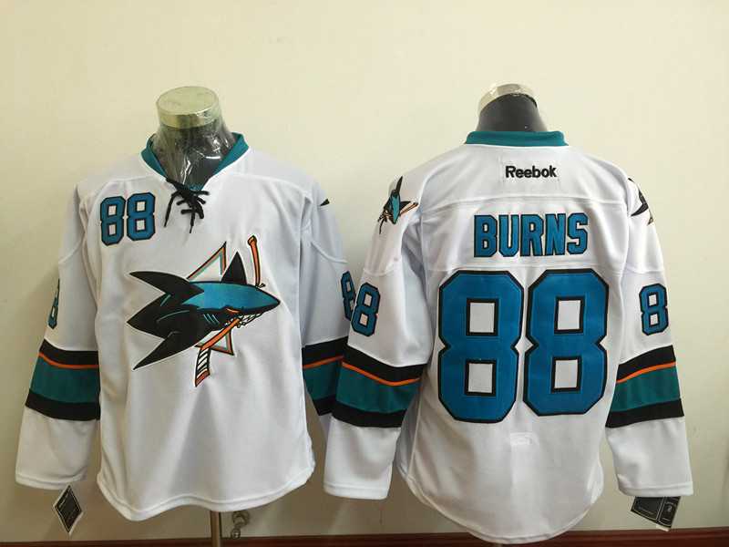 San Jose Sharks #88 Brent Burns New White Stitched NHL Jersey,We sell and wholesale San Jose Sharks #88 Brent Burns New White Stitched NHL Jersey on line form chian!