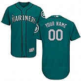 Seattle Mariners Customized Majestic Flexbase Collection Stitched Baseball WEM Jersey - Aqua,baseball caps,new era cap wholesale,wholesale hats