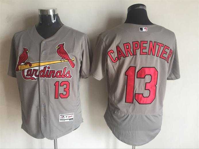 St. Louis Cardinals #13 Matt Carpenter Gray 2016 Flexbase Collection Stitched Baseball Jersey,We sell and wholesale St. Louis Cardinals #13 Matt Carpenter Gray 2016 Flexbase Collection Stitched Baseball Jersey on line form chian!