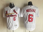 St. Louis Cardinals #6 Stan Musial White 2016 Flexbase Collection Stitched Baseball Jersey,baseball caps,new era cap wholesale,wholesale hats