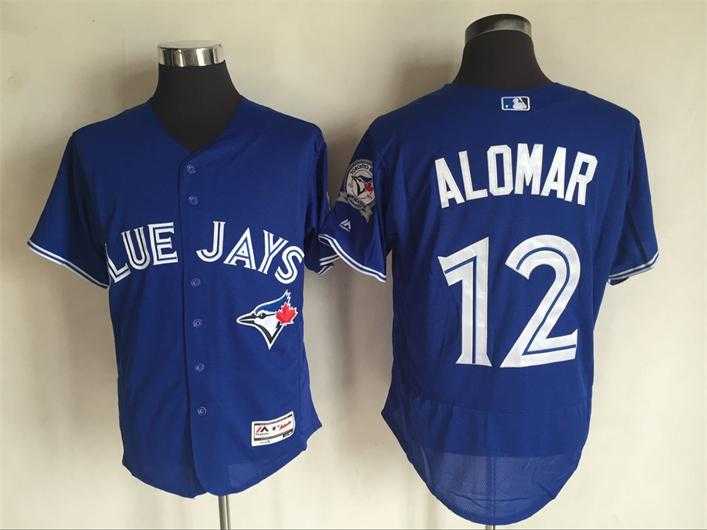 Toronto Blue Jays #12 Roberto Alomar 40TH Season Patch Blue 2016 Flexbase Collection Stitched Jersey,We sell and wholesale Toronto Blue Jays #12 Roberto Alomar 40TH Season Patch Blue 2016 Flexbase Collection Stitched Jersey on line form chian!