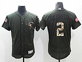 Toronto Blue Jays #2 Troy Tulowitzki Green Salute To Service 2016 Flexbase Collection Stitched Baseball Jersey,baseball caps,new era cap wholesale,wholesale hats