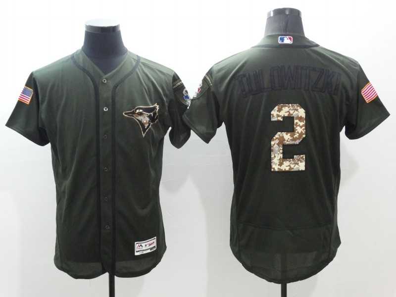 Toronto Blue Jays #2 Troy Tulowitzki Green Salute To Service 2016 Flexbase Collection Stitched Baseball Jersey,We sell and wholesale Toronto Blue Jays #2 Troy Tulowitzki Green Salute To Service 2016 Flexbase Collection Stitched Baseball Jersey on line form chian!
