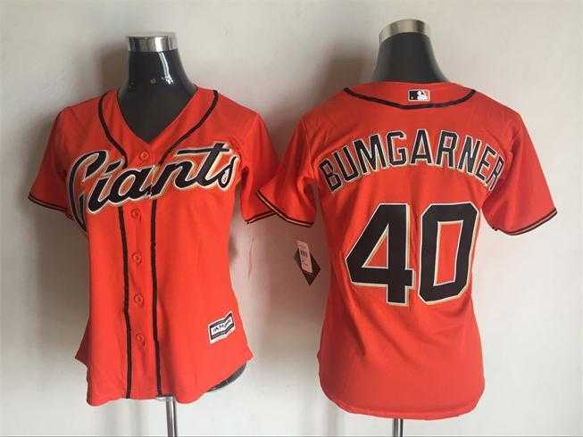 Women San Francisco Giants #40 Madison Bumgarner Orange New Cool Base Stitched Baseball Jersey,We sell and wholesale Women San Francisco Giants #40 Madison Bumgarner Orange New Cool Base Stitched Baseball Jersey on line form chian!