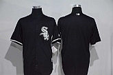 Chicago White Sox Customized Men's Black New Cool Base Stitched Baseball Jersey,baseball caps,new era cap wholesale,wholesale hats