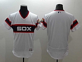 Chicago White Sox Customized Men's Mitchell And Ness 1983 White Flexbase Collection Stitched Jersey,baseball caps,new era cap wholesale,wholesale hats