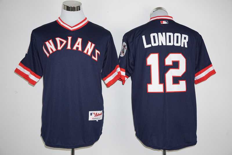Cleveland Indians #12 Francisco Lindor Mitchell And Ness Navy Blue New Cool Base Stitched Baseball Jersey,We sell and wholesale Cleveland Indians #12 Francisco Lindor Mitchell And Ness Navy Blue New Cool Base Stitched Baseball Jersey on line form chian!