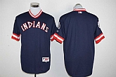 Cleveland Indians Blank Mitchell And Ness Navy Blue New Cool Base Stitched Baseball Jersey,baseball caps,new era cap wholesale,wholesale hats