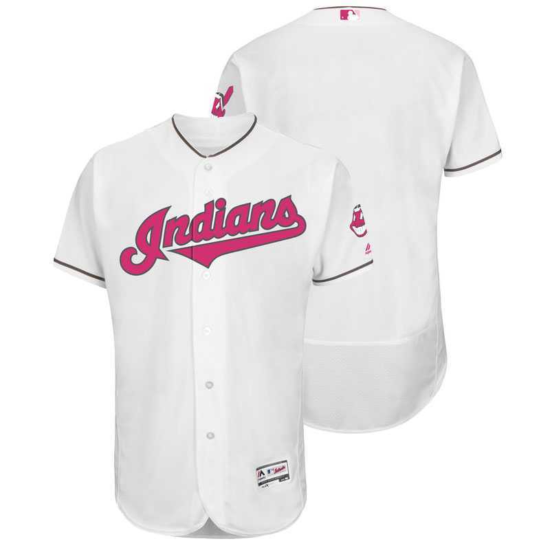 Cleveland Indians Customized Men's White Home 2016 Mother's Day Flexbase Collection Stitched Baseball Jersey,We sell and wholesale Cleveland Indians Customized Men's White Home 2016 Mother's Day Flexbase Collection Stitched Baseball Jersey on line form chian!