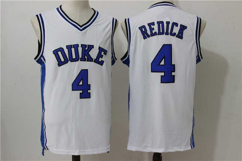 Duke Blue Devils #4 J.J. Redick White Swingman Stitched NCAA Jersey,We sell and wholesale Duke Blue Devils #4 J.J. Redick White Swingman Stitched NCAA Jersey on line form chian!