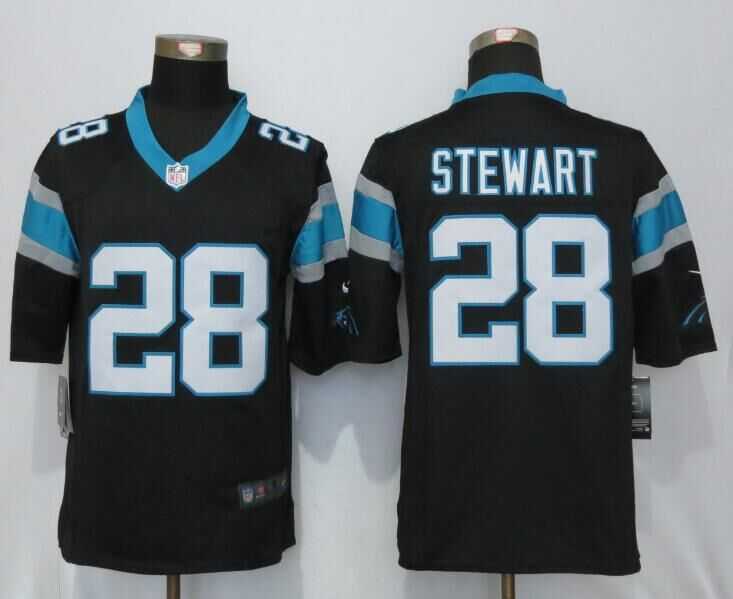 Nike Limited Carolina Panthers #28 Stewart Black Team Color Stitched NFL Jersey,We sell and wholesale Nike Limited Carolina Panthers #28 Stewart Black Team Color Stitched NFL Jersey on line form chian!