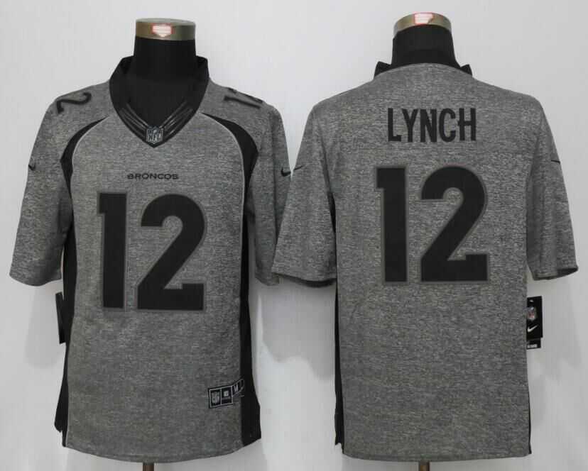 Nike Limited Denver Broncos #12 Lynch Gray Men's Stitched Gridiron Gray Stitched NFL Jersey,We sell and wholesale Nike Limited Denver Broncos #12 Lynch Gray Men's Stitched Gridiron Gray Stitched NFL Jersey on line form chian!