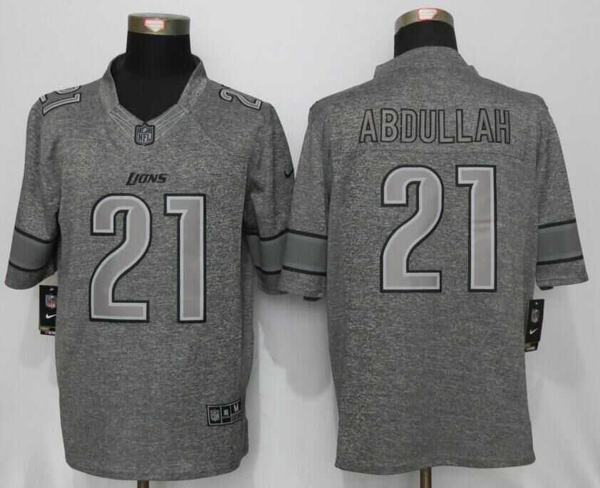Nike Limited Detroit Lions #21 Abdullah Gray Men's Stitched Gridiron Gray Stitched NFL Jersey,We sell and wholesale Nike Limited Detroit Lions #21 Abdullah Gray Men's Stitched Gridiron Gray Stitched NFL Jersey on line form chian!