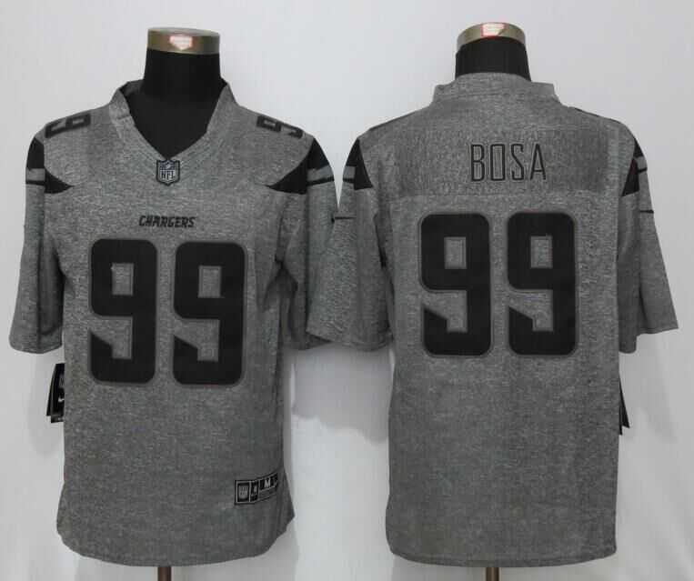 Nike Limited San Diego Chargers #99 Bosa Gray Men's Stitched Gridiron Gray Stitched NFL Jersey,We sell and wholesale Nike Limited San Diego Chargers #99 Bosa Gray Men's Stitched Gridiron Gray Stitched NFL Jersey on line form chian!