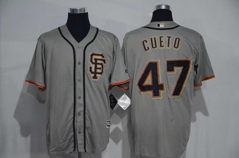 San Francisco Giants #47 Johnny Cueto Gray New Cool Base Stitched Baseball Jersey,We sell and wholesale San Francisco Giants #47 Johnny Cueto Gray New Cool Base Stitched Baseball Jersey on line form chian!