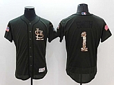 St. Louis Cardinals #1 Ozzie Smith Green Salute To Service Flexbase Collection Stitched Baseball Jersey,baseball caps,new era cap wholesale,wholesale hats