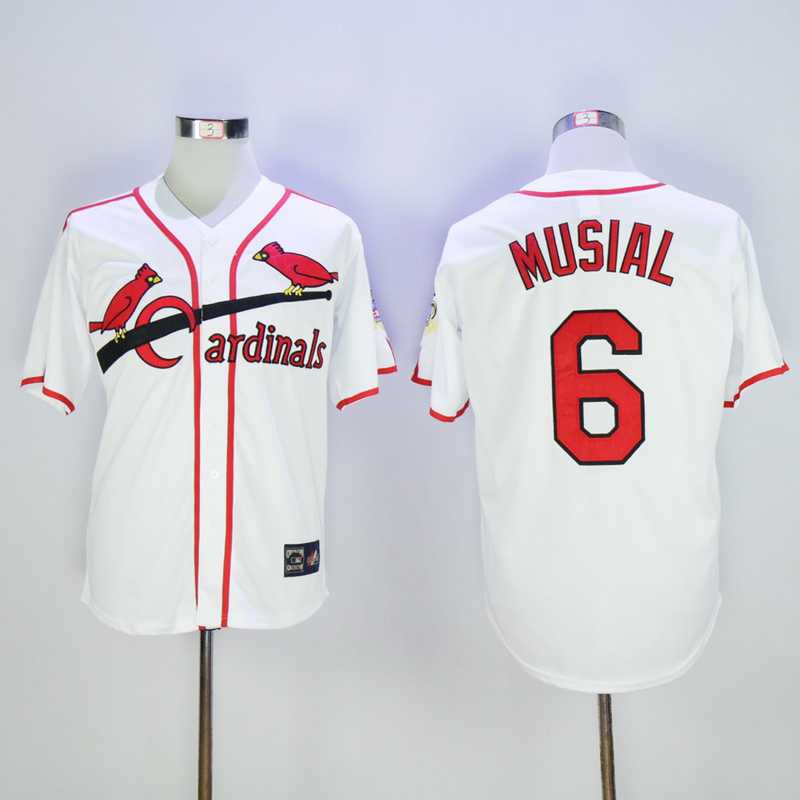 St. Louis Cardinals #6 Stan Musial Mitchell And Ness White Stitched Baseball Jersey,We sell and wholesale St. Louis Cardinals #6 Stan Musial Mitchell And Ness White Stitched Baseball Jersey on line form chian!