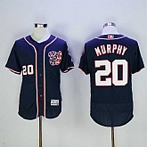 Washington Nationals #20 Daniel Murphy Navy Blue 2016 Flexbase Collection Stitched Jersey,baseball caps,new era cap wholesale,wholesale hats