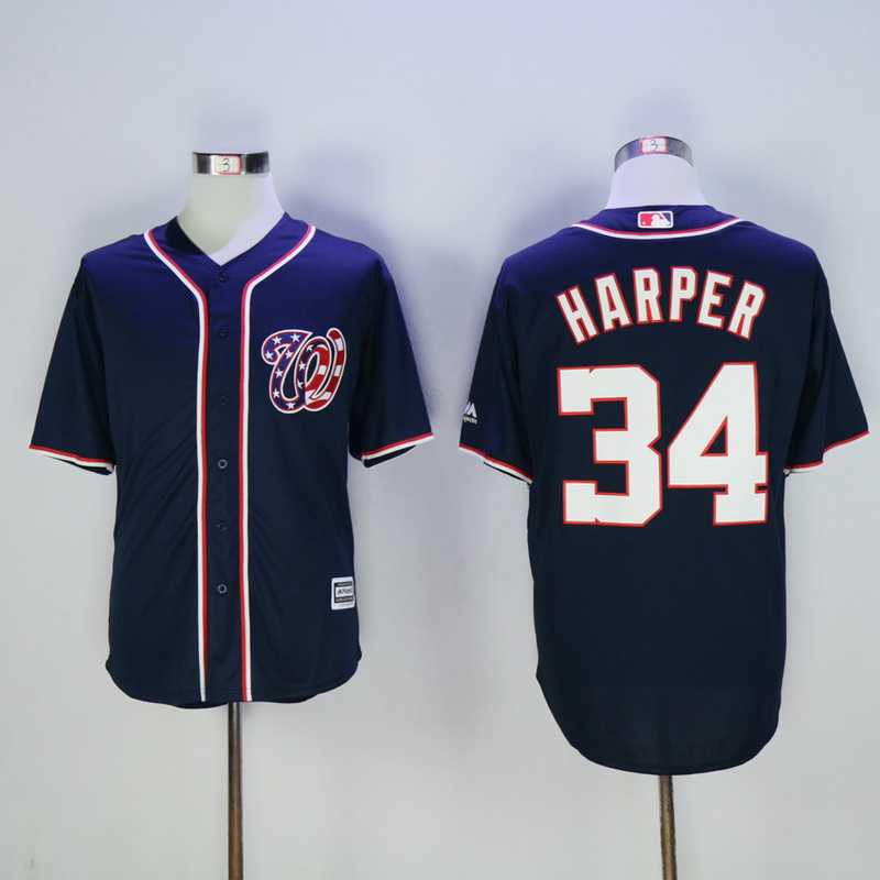 Washington Nationals #34 Bryce Harper Navy Blue New Cool Base Stitched Baseball Jersey,We sell and wholesale Washington Nationals #34 Bryce Harper Navy Blue New Cool Base Stitched Baseball Jersey on line form chian!