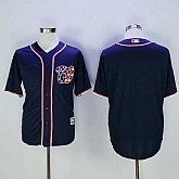 Washington Nationals Customized Men's Navy Blue New Cool Base Stitched Baseball Jersey,baseball caps,new era cap wholesale,wholesale hats