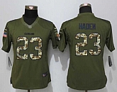 Women Limited Nike Cleveland Browns #23 Haden Green Salute To Service Stitched NFL Jersey,baseball caps,new era cap wholesale,wholesale hats