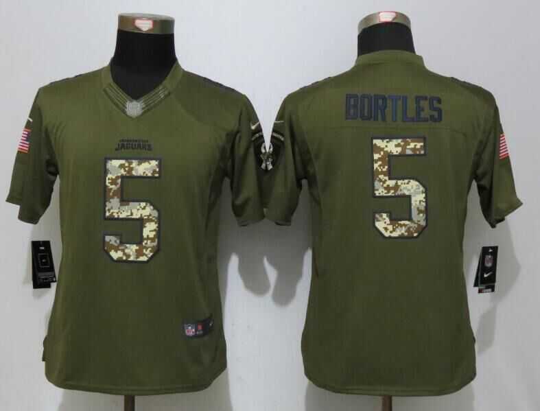 Women Limited Nike Jacksonville Jaguars #5 Bortles Green Salute To Service Stitched NFL Jersey,We sell and wholesale Women Limited Nike Jacksonville Jaguars #5 Bortles Green Salute To Service Stitched NFL Jersey on line form chian!
