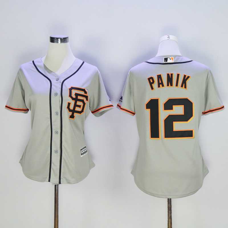 Women San Francisco Giants #12 Joe Panik Gray New Cool Base Stitched Baseball Jersey,We sell and wholesale Women San Francisco Giants #12 Joe Panik Gray New Cool Base Stitched Baseball Jersey on line form chian!