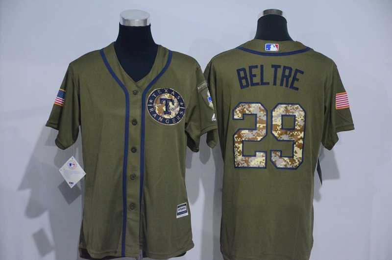 Women Texas Rangers #29 Adrian Beltre Green Salute to Service Stitched Baseball Jersey,We sell and wholesale Women Texas Rangers #29 Adrian Beltre Green Salute to Service Stitched Baseball Jersey on line form chian!