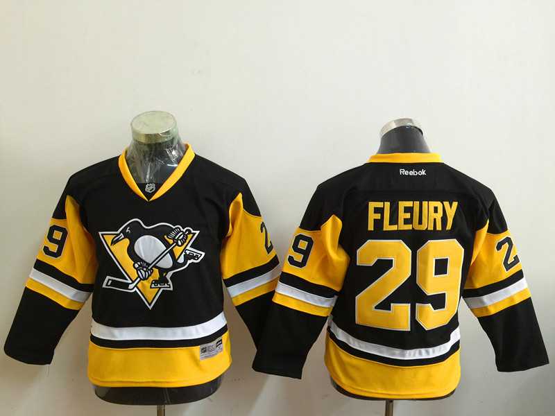 Youth Pittsburgh Penguins #29 Andre Fleury Black-Yellow Third Stitched NHL Jersey,We sell and wholesale Youth Pittsburgh Penguins #29 Andre Fleury Black-Yellow Third Stitched NHL Jersey on line form chian!