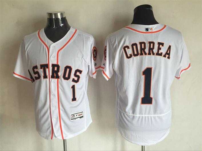 Houston Astros #1 Carlos Correa White 2016 Flexbase Collection Stitched Jersey,We sell and wholesale Houston Astros #1 Carlos Correa White 2016 Flexbase Collection Stitched Jersey on line form chian!