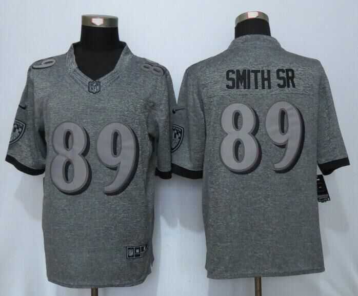 Nike Limited Baltimore Ravens #89 Smith SR Gray Men's Gridiron Gray Stitched NFL Jersey,We sell and wholesale Nike Limited Baltimore Ravens #89 Smith SR Gray Men's Gridiron Gray Stitched NFL Jersey on line form chian!
