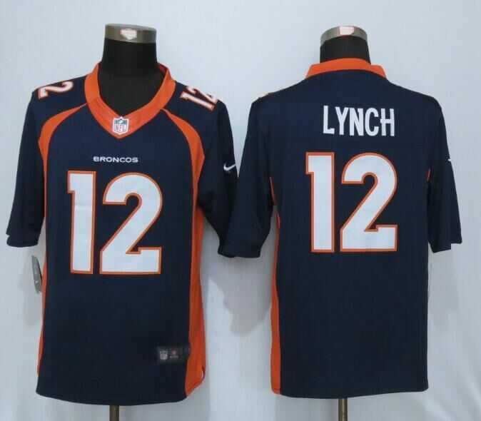 Nike Limited Denver Broncos #12 Lynch Navy Blue Men's Stitched NFL Jersey,We sell and wholesale Nike Limited Denver Broncos #12 Lynch Navy Blue Men's Stitched NFL Jersey on line form chian!