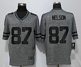 Nike Limited Green Bay Packers #87 Nelson Gray Men's Gridiron Gray Stitched NFL Jersey,baseball caps,new era cap wholesale,wholesale hats