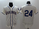 Seattle Mariners #24 Ken Griffey Cream 2016 Flexbase Collection Stitched Baseball Jersey,baseball caps,new era cap wholesale,wholesale hats