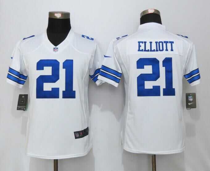Women Limited Nike Dallas Cowboys #21 Elliott White Stitched NFL Jersey,We sell and wholesale Women Limited Nike Dallas Cowboys #21 Elliott White Stitched NFL Jersey on line form chian!