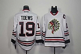Chicago Blackhawks #19 Jonathan Toews New White Stitched NHL Jersey,baseball caps,new era cap wholesale,wholesale hats
