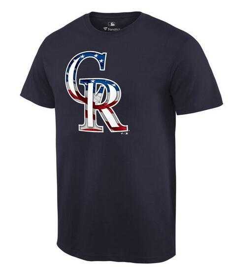 Men's Colorado Rockies Navy Banner Wave T-Shirt,We sell and wholesale Men's Colorado Rockies Navy Banner Wave T-Shirt on line form chian!