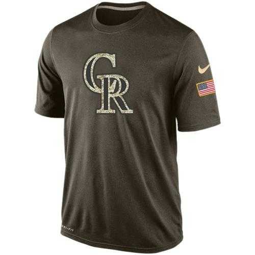 Men's Colorado Rockies Salute To Service Nike Dri-FIT T-Shirt,We sell and wholesale Men's Colorado Rockies Salute To Service Nike Dri-FIT T-Shirt on line form chian!