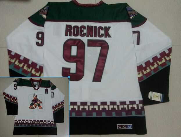 Phoenix Coyotes #97 Roenick New White Stitched NHL Jersey,We sell and wholesale Phoenix Coyotes #97 Roenick New White Stitched NHL Jersey on line form chian!