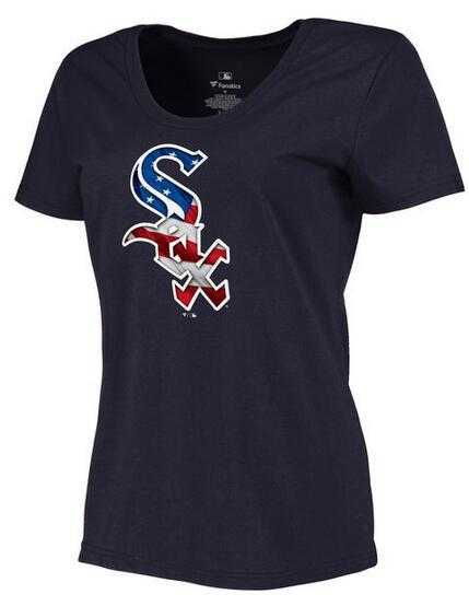 Women's Chicago White Sox Navy Plus Sizes Banner Wave T-Shirt,We sell and wholesale Women's Chicago White Sox Navy Plus Sizes Banner Wave T-Shirt on line form chian!